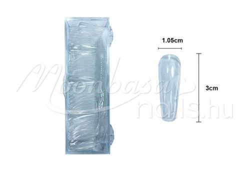 Nail tip box 200 pcs #019-5 Transparent