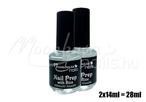 Moonbasa Nail Prep with rice extract 2x14ml  