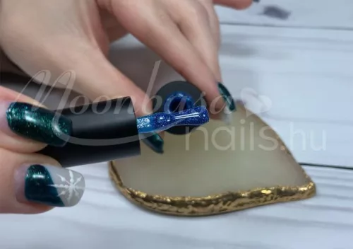 3step gel polish 4ml #223 Blue glitter sea