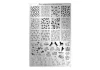 Stamping plate - Moyra  #140 April