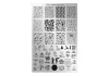 Stamping plate - Moyra  #143 June