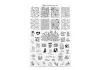 Moyra Pattern Designer Sheet for Printing Plate  #141 