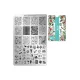Stamping plate - Moyra  #144 July