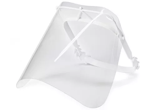 Premium face shield plexiglass   Transparent