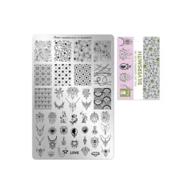 Stamping plate - Moyra  #146 Silversmith