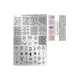 Stamping plate - Moyra  #146 Silversmith