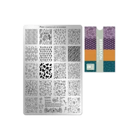 Stamping plate - Moyra  #149 November