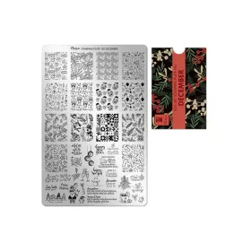 Stamping plate - Moyra  #150 December