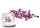 Crystal rhinestones 50 pcs #SS3 Fuchsia