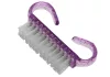 Mini dusting brush with strong bristles   Purple