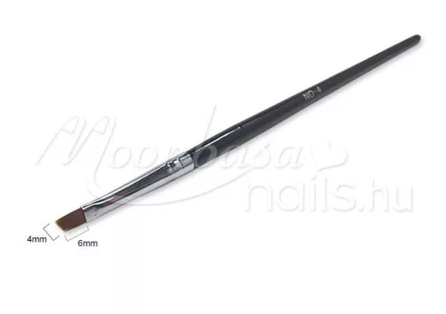 Angled brush, flat  Z031-4 Black