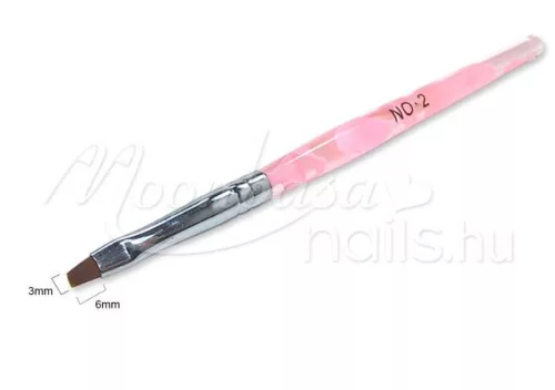 Flat gel brush  Z001-2 Pink