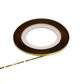 Artificial nail decorative strip  #23 Gold rainbow glitter
