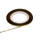 Artificial nail decorative strip  #23 Gold rainbow glitter
