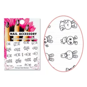 Acrylic effect sticker  D242 Bunnies