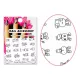 Acrylic effect sticker  D242 Bunnies