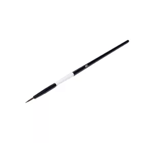 Decorative needle-tip brush #0  D001-0 Black and white