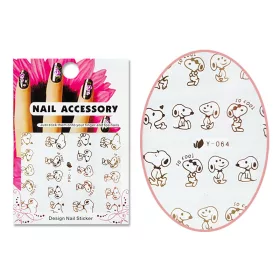 Acrylic effect sticker  Y-064 Gold Snoopy