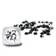 Crystal rhinestones 50 pcs #SS3 Jet