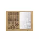 Nail stamp plate 9.5x14.5cm xiaoyang-025 Lattice Pattern