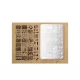 Nail stamping plate 9.5x14.5cm xiaoyang-027 Wild Texture