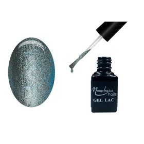   One step gel polish 5ml #020 Colourful glittery graphite grey