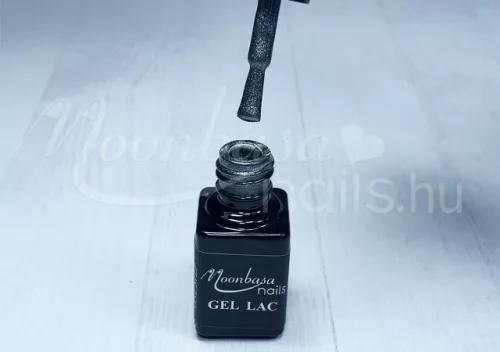 One step gel polish 5ml #020 Colourful glittery graphite grey