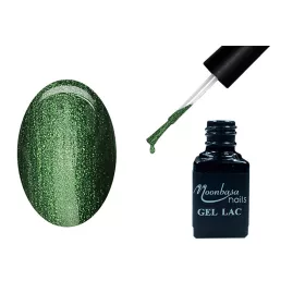 One step gel polish 5ml #043 Glittery dark green