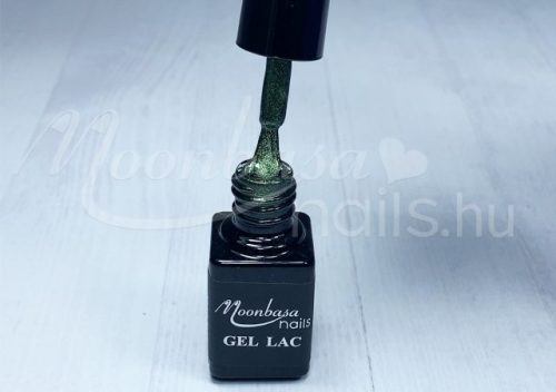 One step gel polish 5ml #043 Glittery dark green