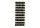 False eyelashes in rows, curved  11 mm