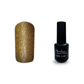 3D matte gel polish 5 ml #703 Bronze gold