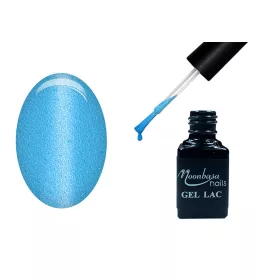 One step gel polish 5ml #106 Pearly laser blue