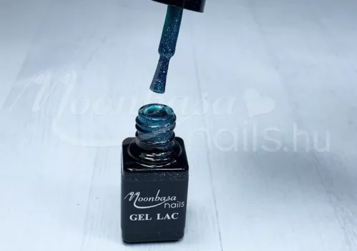 One step gel polish 5ml #152 Glittery turquoise green