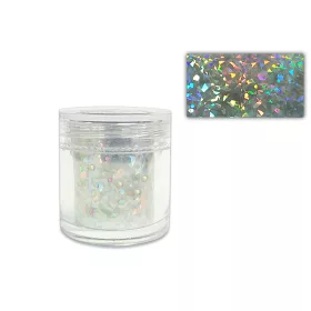 Transfer foil  #04 Silver rainbow mosaic