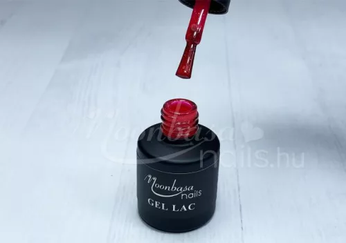 Gel polish 6ml #188 Glittery fire red