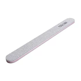Straight file 100/180 #1003 Grey with pink centre