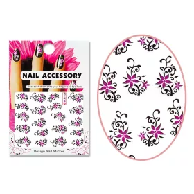 Acrylic effect sticker  BLE-1439 Nonfi flower