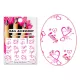 3D Acrylic Effect Sticker  BLE-1323 Love