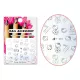 Acrylic effect sticker  Y-065 Silver Hello Kitty