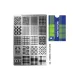 Stamping plate - Moyra  #02 Fabric texture