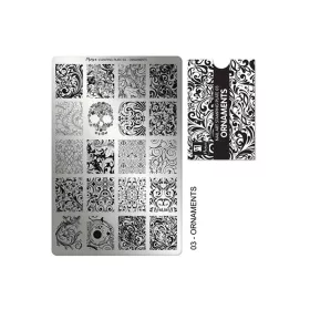 Stamping plate - Moyra  #03 Ornaments