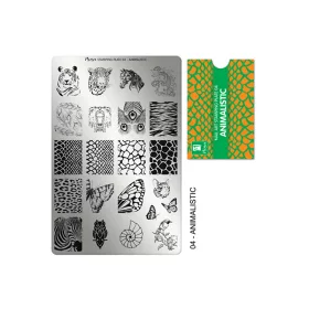 Stamping plate - Moyra  #04 Animalistic
