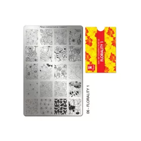 Stamping plate - Moyra  #06 Florality One