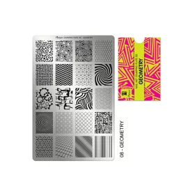 Stamping plate - Moyra  #08 Geometry