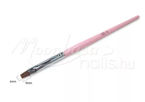 Flat gel brush  Z020-4 Baby pink