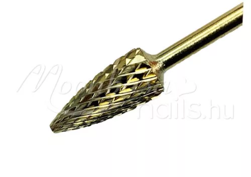Carbide head for artificial nail filing  #009-C Gold
