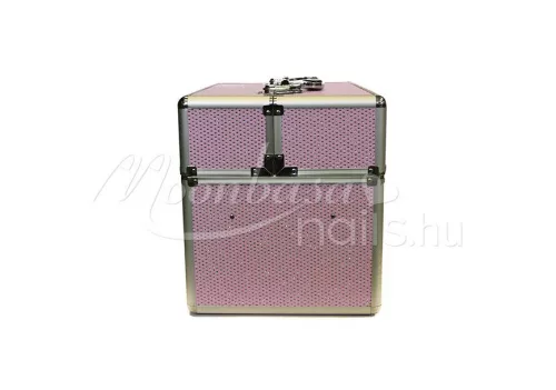 Artificial nail bag  #380-R Glittery pink