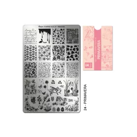 Stamping plate - Moyra  #24 Primavera