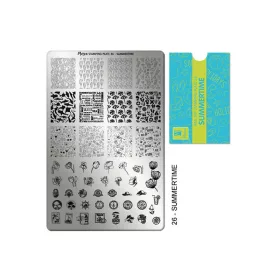 Stamping plate - Moyra  #26 Summertime