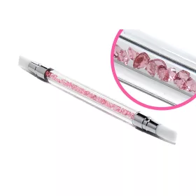 Double-ended silicone pigment powder brush #022 Pink Diamond